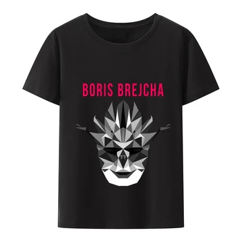 Boris Brejcha Dj Mask LOGO T Shirt Hip-hop Cool Short Men Women T-shirt Men Summer Fashion T-shirt Harajuku Fashion