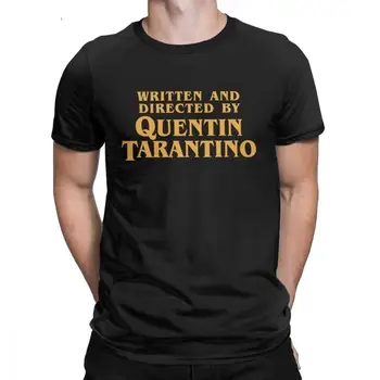 Тениска написана и режисирана от Куентин Тарантино Филм Мъжка тениска Pulp Fiction T Shirts Django Kill Bill John Travolta Tops