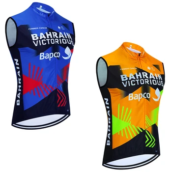 2024 БАХРЕЙН Колоездене Джърси Мъже Жени ITALIA Team Bike Ветровка Vest Ropa Ciclismo без ръкави Bicycl Maillot тениска облекло