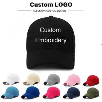 Персонализирано лого бейзболна шапка бродерия екип компания Случайни шапка DIY татко капачки Snapback шапки за мъже жени